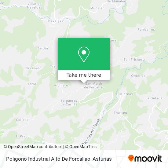 Poligono Industrial Alto De Forcallao map