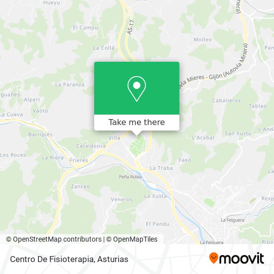 Centro De Fisioterapia map