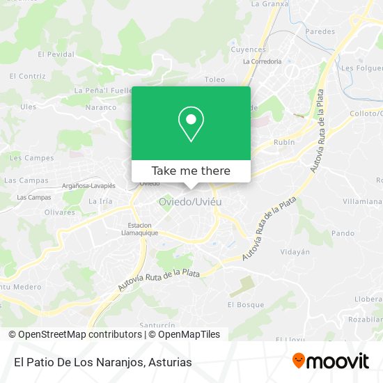El Patio De Los Naranjos map