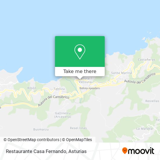 Restaurante Casa Fernando map