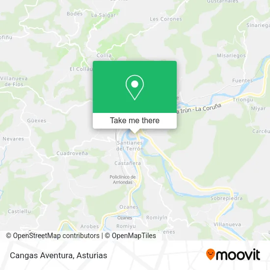Cangas Aventura map