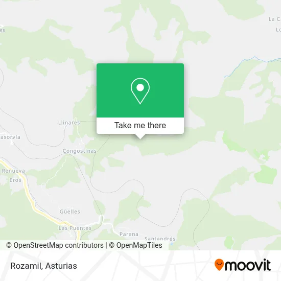 Rozamil map