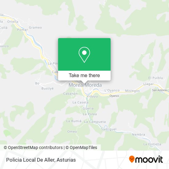 Policia Local De Aller map