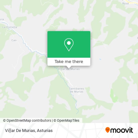 Viḷḷar De Murias map