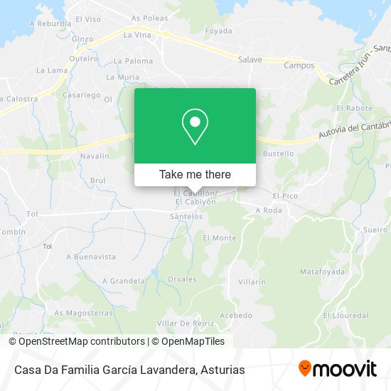 Casa Da Familia García Lavandera map