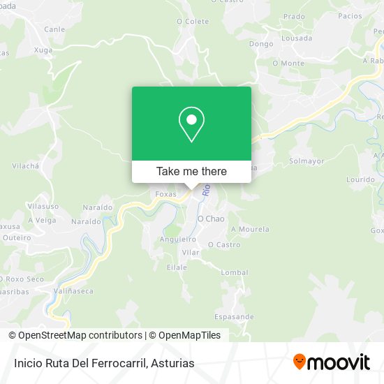 Inicio Ruta Del Ferrocarril map