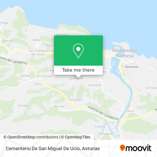 Cementeriu De San Miguel De Ucio map
