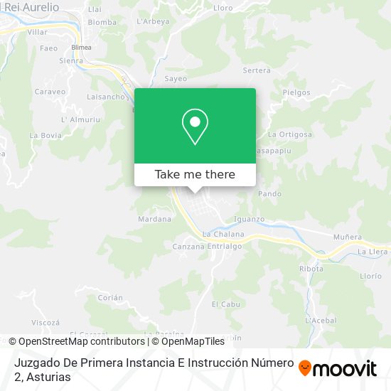 Juzgado De Primera Instancia E Instrucción Número 2 map