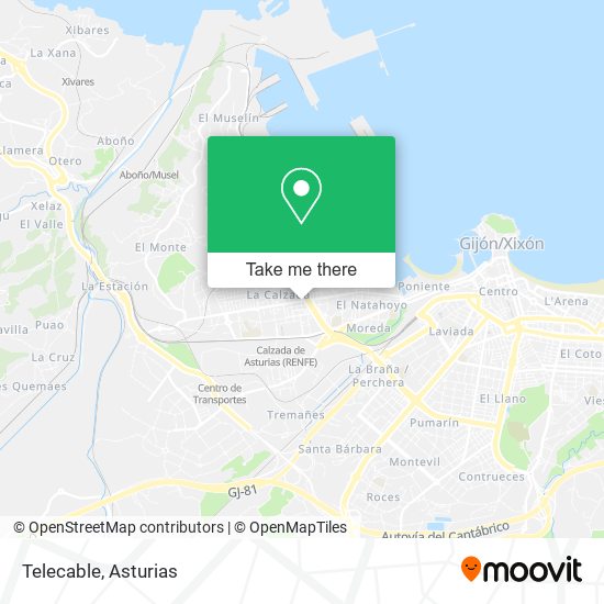 Telecable map