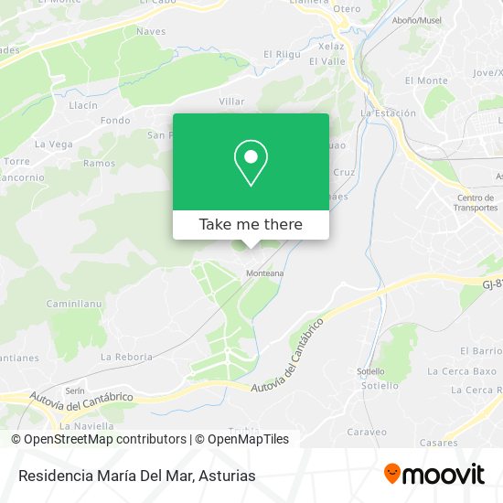 Residencia María Del Mar map