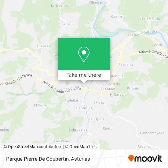 Parque Pierre De Coubertin map