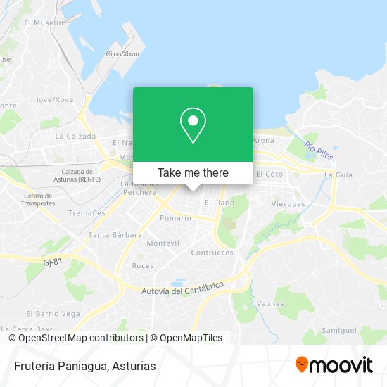 Frutería Paniagua map
