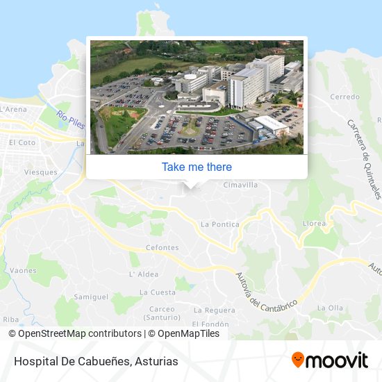 Hospital De Cabueñes map