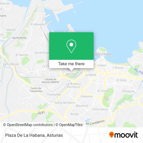 Plaza De La Habana map