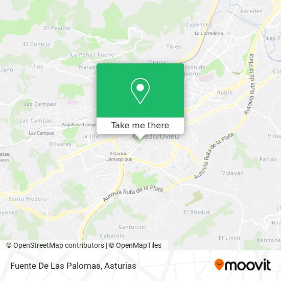 Fuente De Las Palomas map