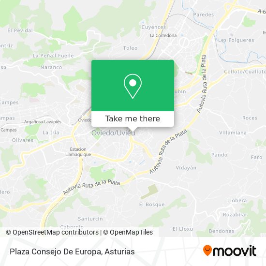 Plaza Consejo De Europa map
