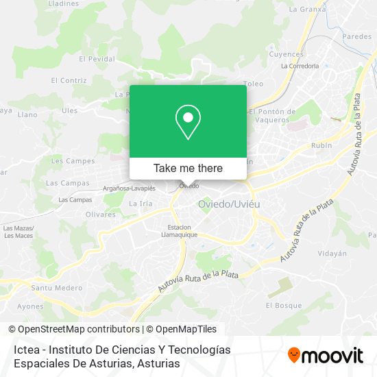 mapa Ictea - Instituto De Ciencias Y Tecnologías Espaciales De Asturias