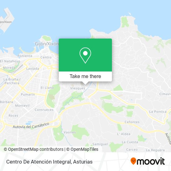 Centro De Atención Integral map