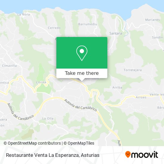 Restaurante Venta La Esperanza map