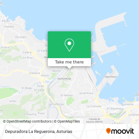 Depuradora La Reguerona map