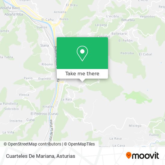 Cuarteles De Mariana map