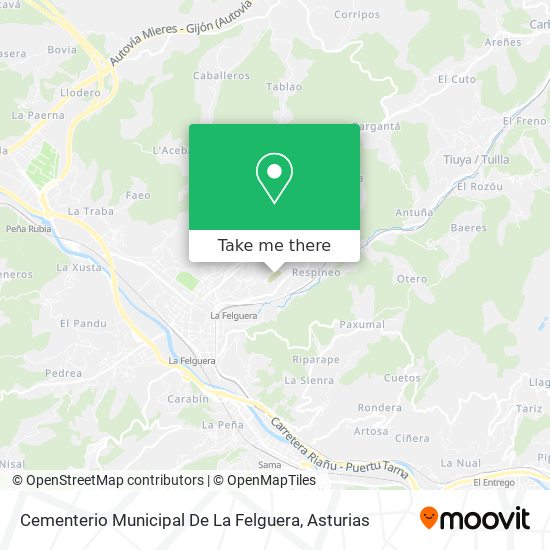 Cementerio Municipal De La Felguera map