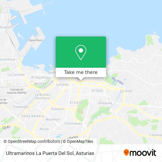 Ultramarinos La Puerta Del Sol map