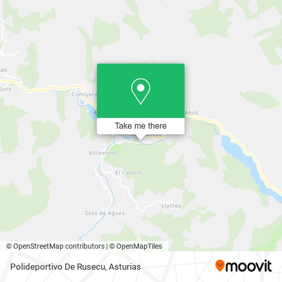 Polideportivo De Rusecu map