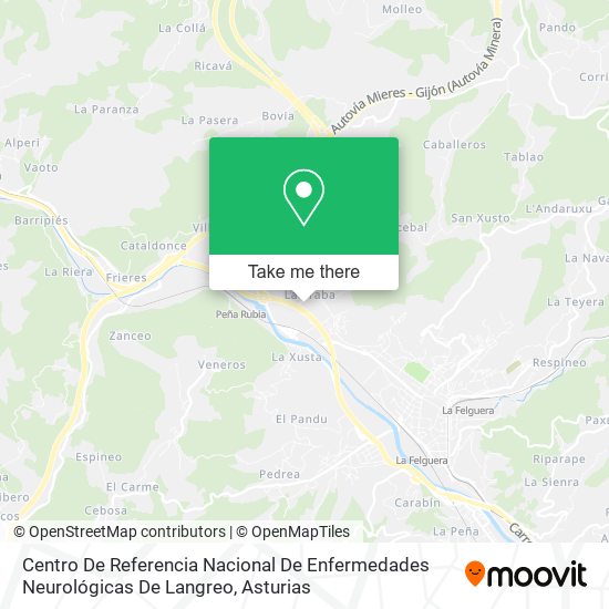 Centro De Referencia Nacional De Enfermedades Neurológicas De Langreo map