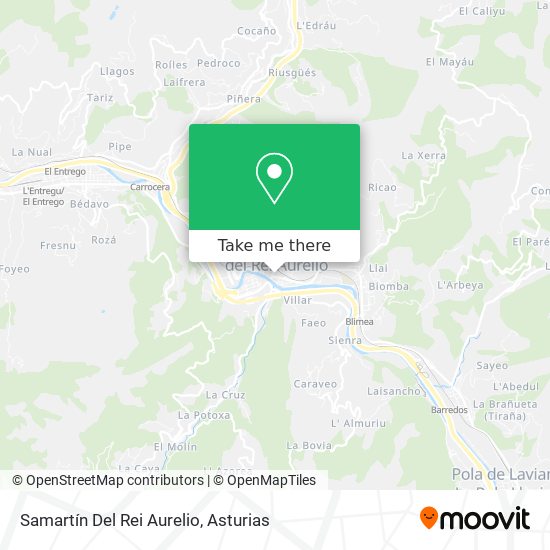 Samartín Del Rei Aurelio map