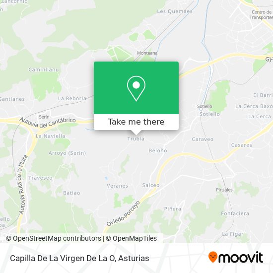 Capilla De La Virgen De La O map