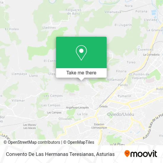 Convento De Las Hermanas Teresianas map