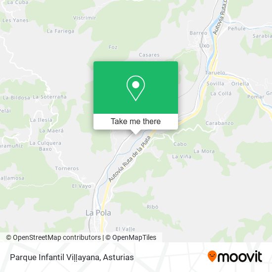 Parque Infantil Viḷḷayana map