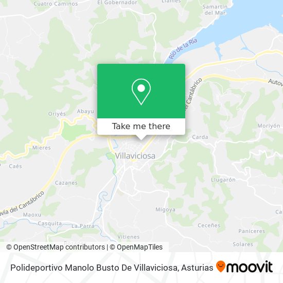 Polideportivo Manolo Busto De Villaviciosa map