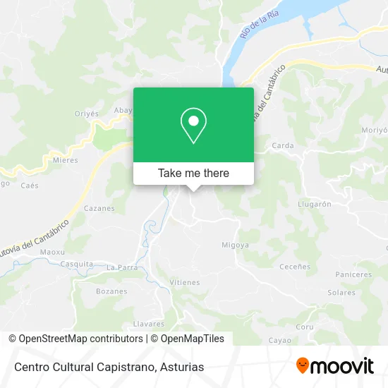Centro Cultural Capistrano map
