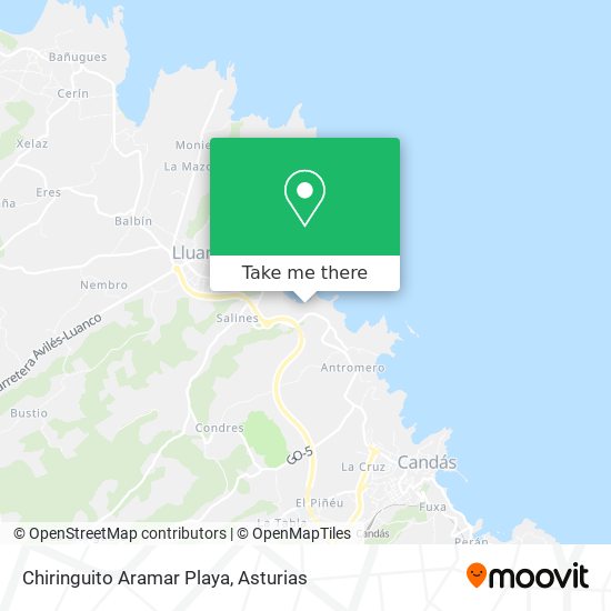 Chiringuito Aramar Playa map