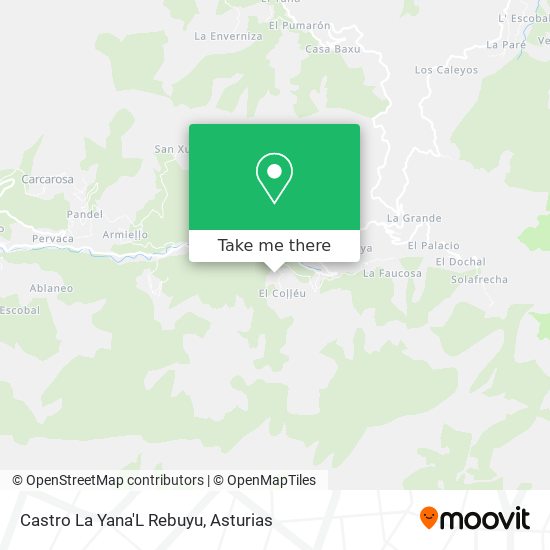 Castro La Yana'L Rebuyu map