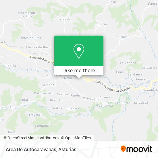 Área De Autocaravanas map