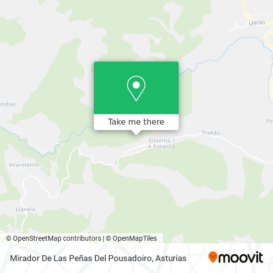 Mirador De Las Peñas Del Pousadoiro map