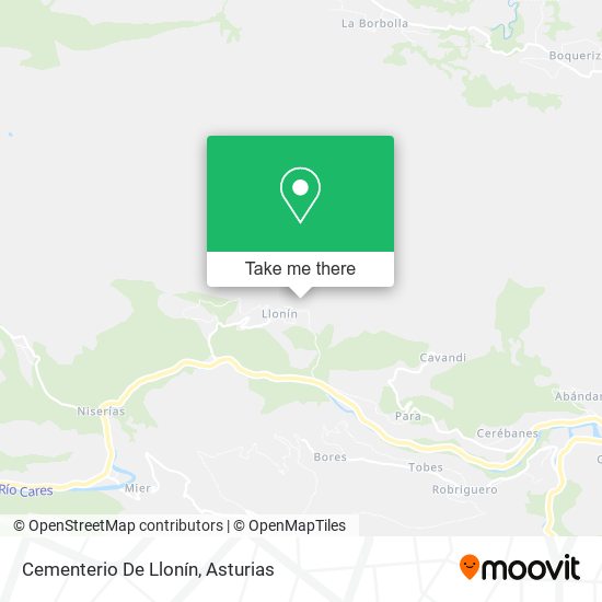 Cementerio De Llonín map