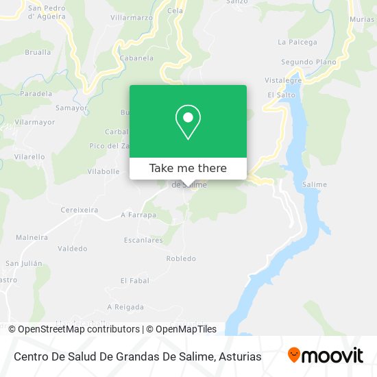 Centro De Salud De Grandas De Salime map