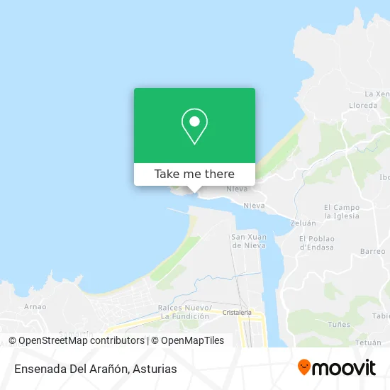 Ensenada Del Arañón map