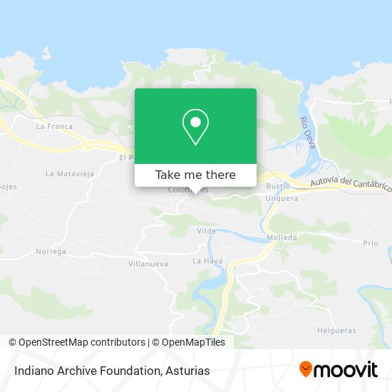 Indiano Archive Foundation map