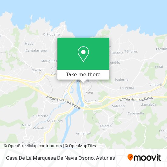 Casa De La Marquesa De Navia Osorio map