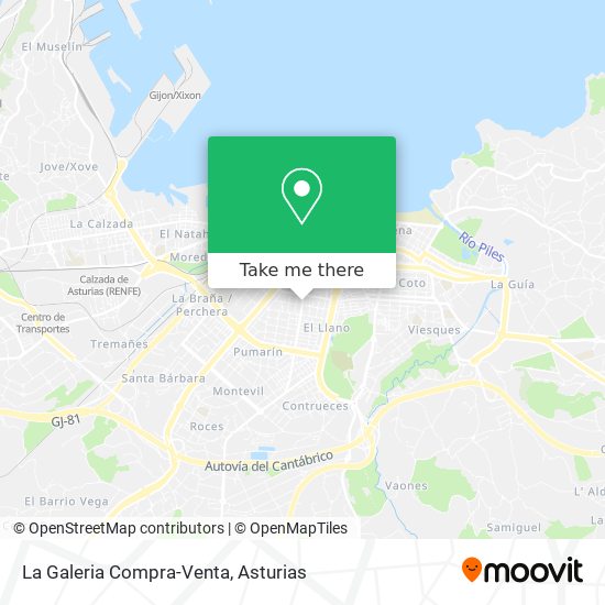 La Galeria Compra-Venta map