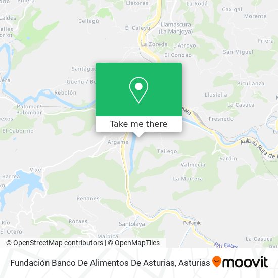 Fundación Banco De Alimentos De Asturias map