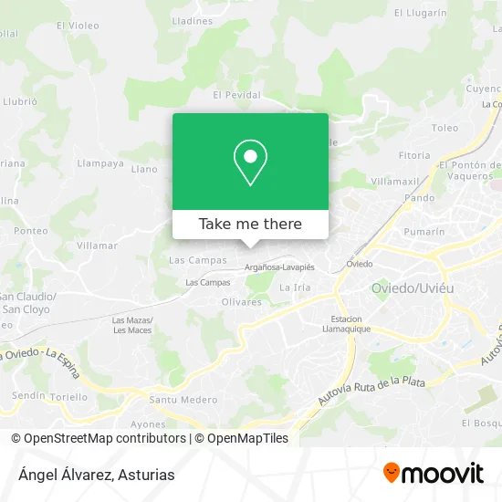 Ángel Álvarez map