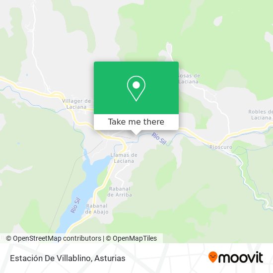 Estación De Villablino map