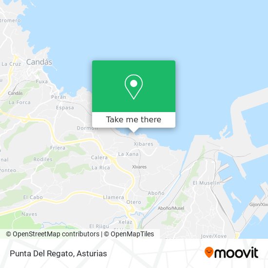 Punta Del Regato map