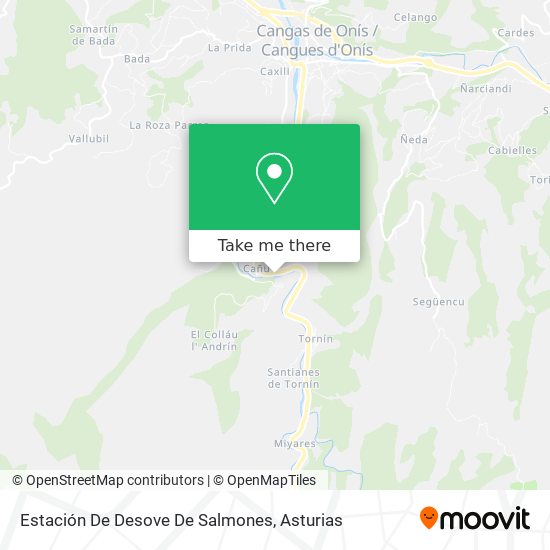 Estación De Desove De Salmones map